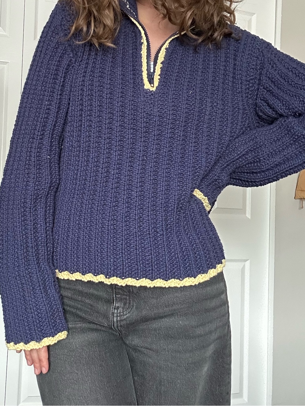Chunky Handknit Oversized Sweater